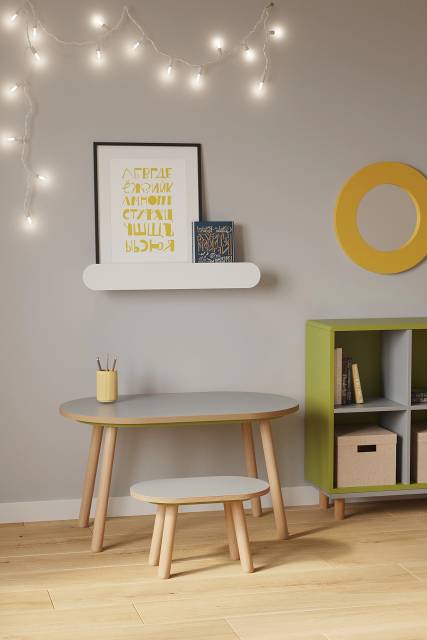 Растущий табурет Montessori