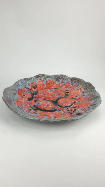 Красные цветы