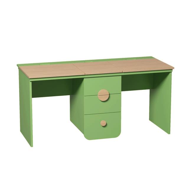 Рабочий стол Markes для двоих с круглой ручкой