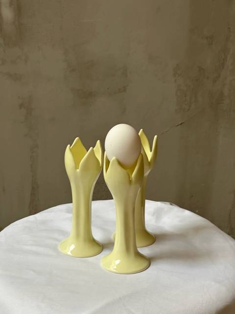 Butter Tulip candlestick