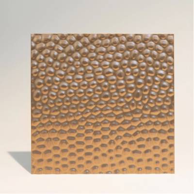 Декоративная нержавеющая сталь 3D Matt Honeycombs Rose Gold Middle А