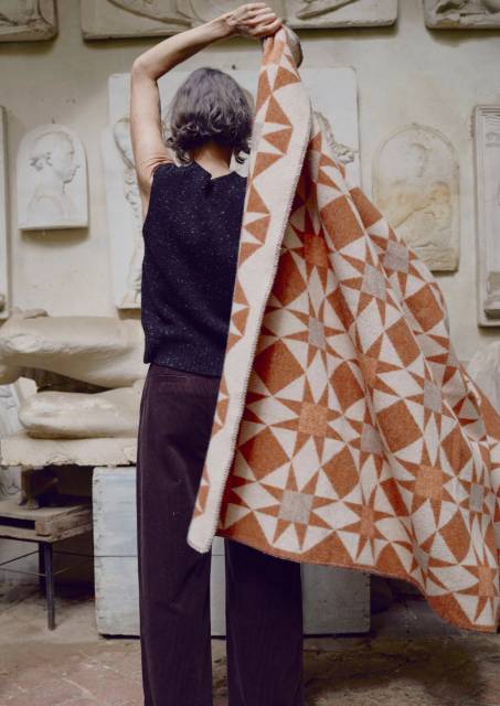 Jacquard Star ржаво-персиковый