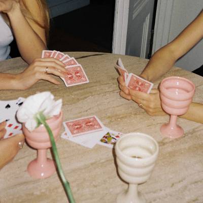 Vintage cup pink