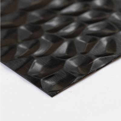 Декоративная нержавеющая сталь 3D Matt Dragon skin Black Middle