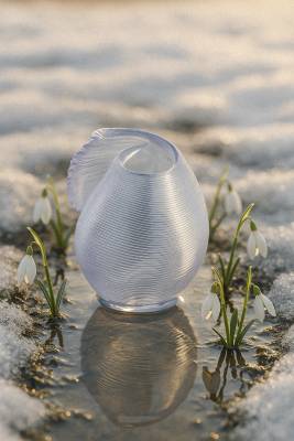 Ода женственности: коллекция хрупких и прозрачных ваз-ракушек от Eburet