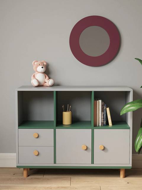 Стеллаж горизонтальный Miro из 6 ячеек