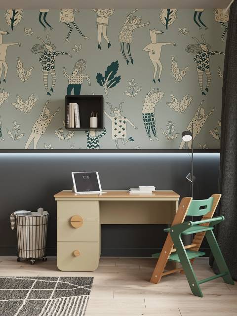 Рабочий стол Markes с круглой ручкой