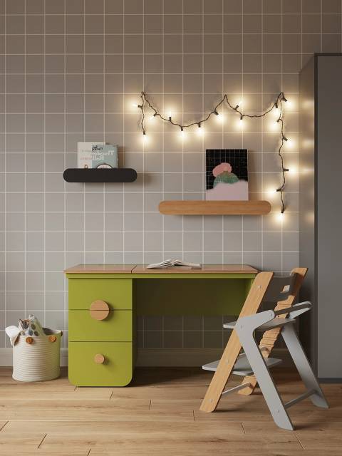 Рабочий стол Markes с круглой ручкой