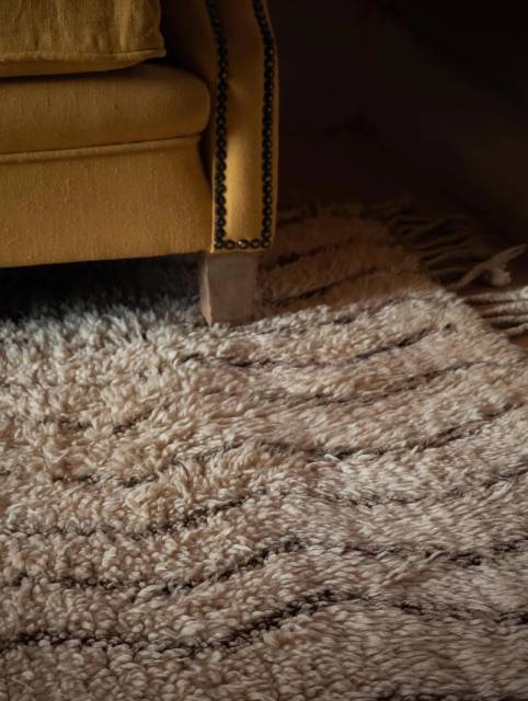 винтажный марокканский Beni Ourain 264x138 см