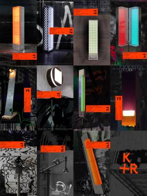 K + R представили коллекцию световых объектов из алюминия и эпоксидной смолы