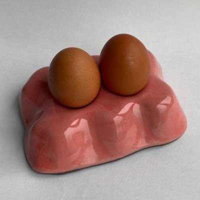Керамическая подставка для 2-х яиц