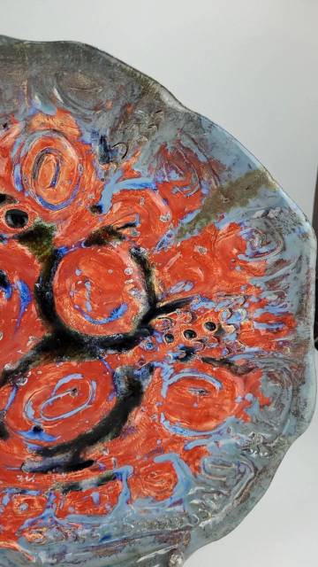 Красные цветы