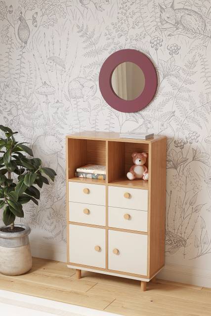 Стеллаж вертикальный Miro из 6 ячеек