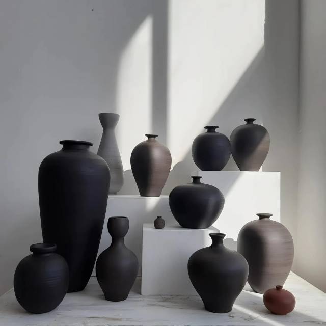 Керамическиие вазы Катерины Грань и Саши Акопян