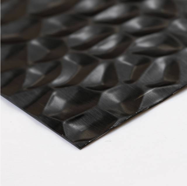 Декоративная нержавеющая сталь 3D Matt Dragon skin Black Middle