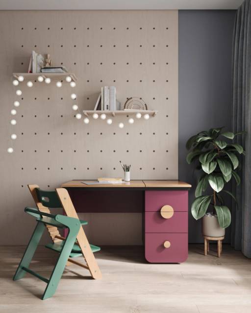 Рабочий стол Markes с круглой ручкой