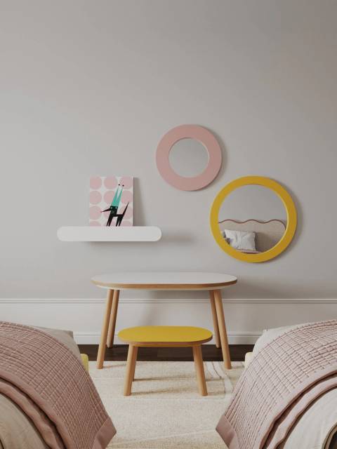 Зеркало Miro круглое 600