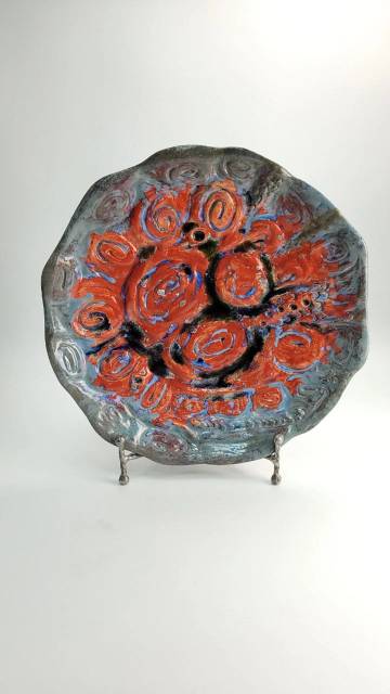 Красные цветы