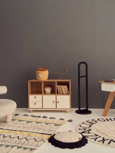 Стеллаж горизонтальный Miro из 6 ячеек