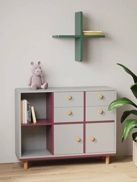 Стеллаж горизонтальный Miro из 6 ячеек