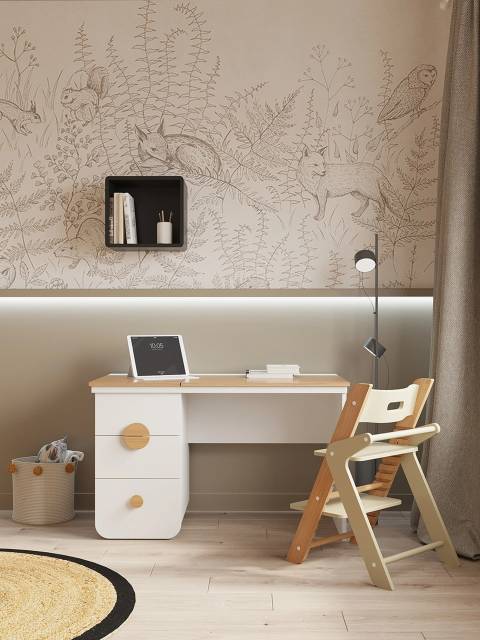 Рабочий стол Markes с круглой ручкой