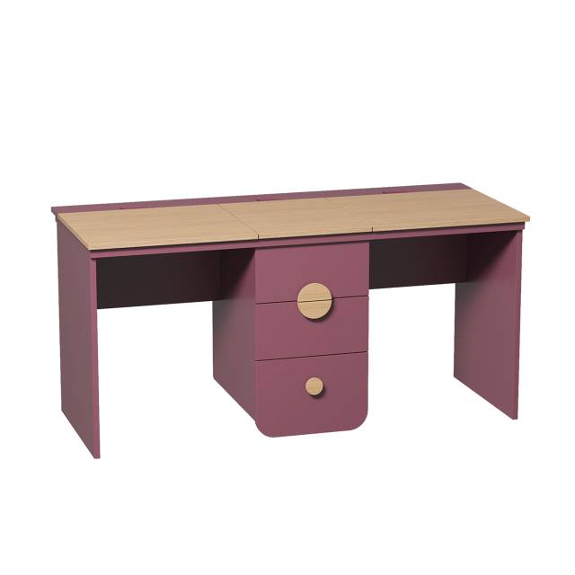 Рабочий стол Markes для двоих с круглой ручкой