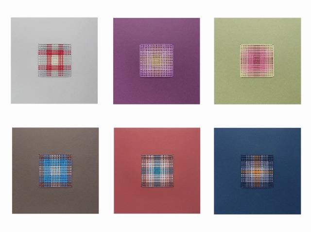 с вышивкой, 6 цветов